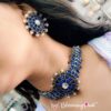Lola Oxidised Stone Choker Set