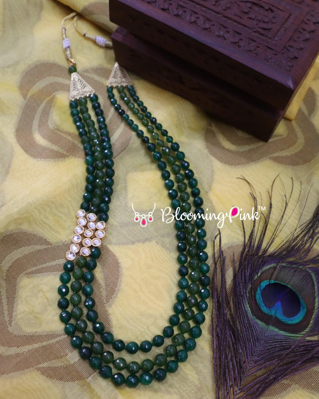 Palaash Agates layered Necklace
