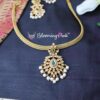 Uthraadam Matt gold Short Necklace