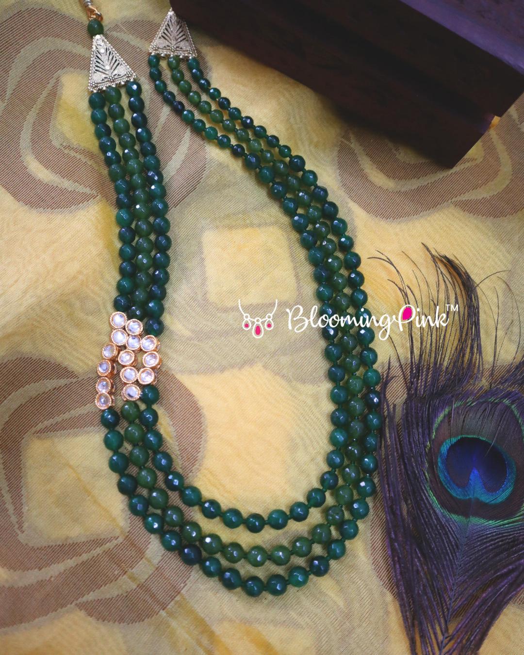 Palaash Agates layered Necklace