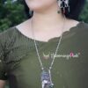 Elephant Motif Oxidised Set
