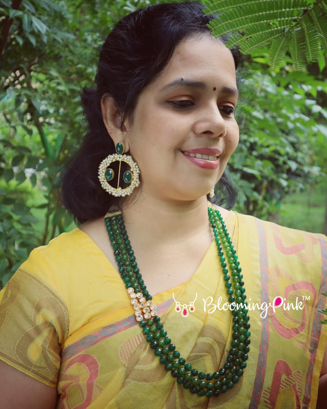 Palaash Agates layered Necklace