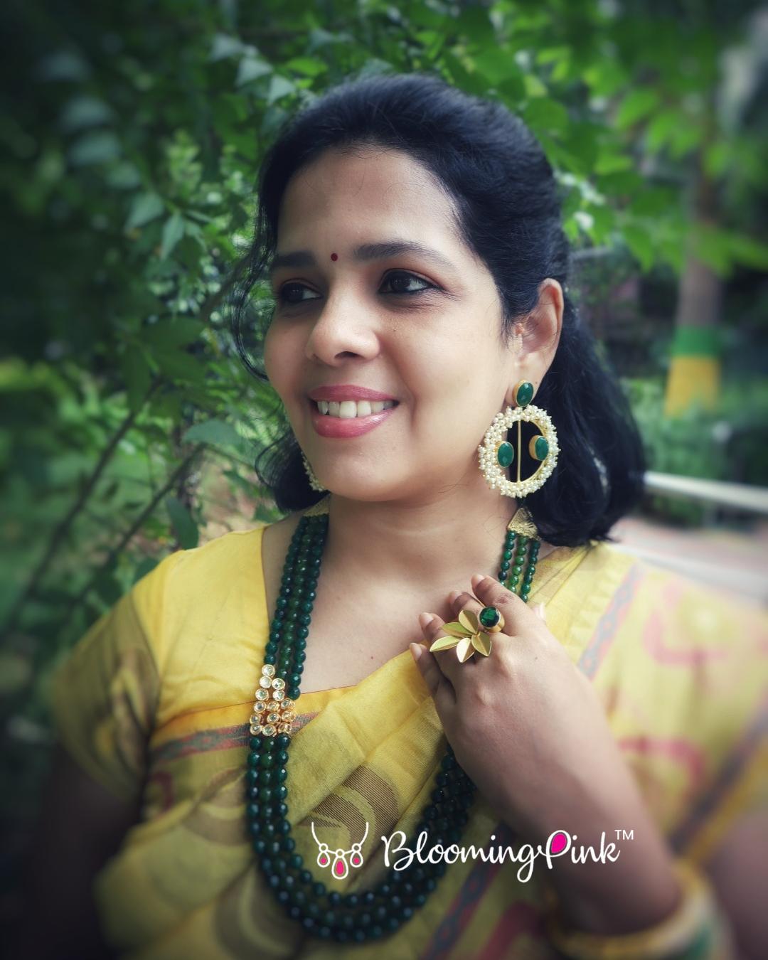 Palaash Agates layered Necklace