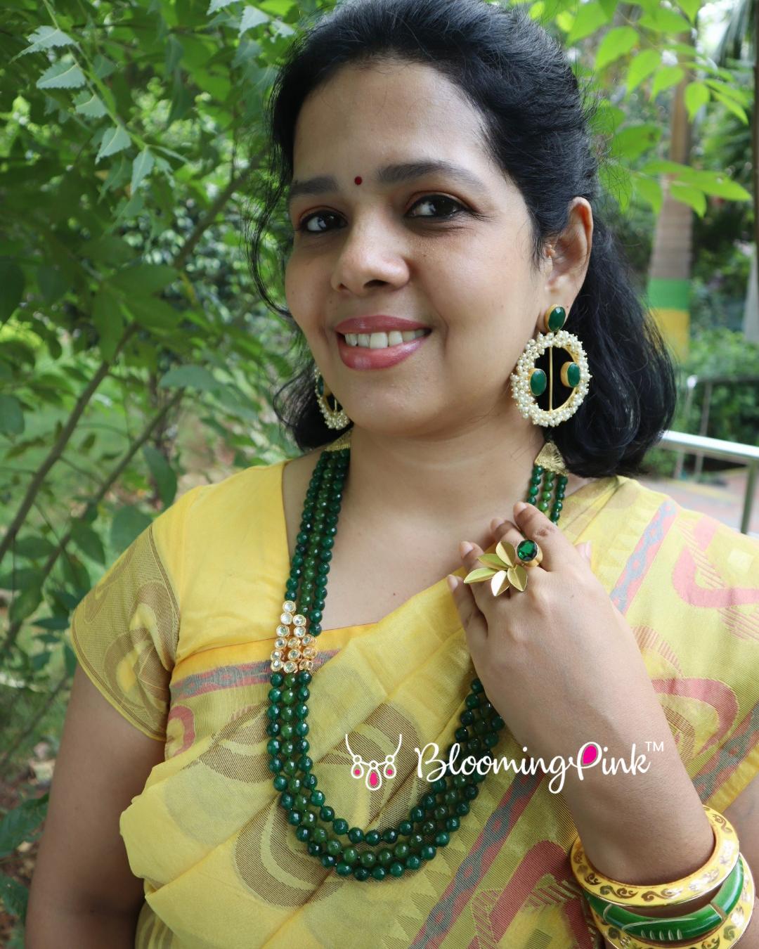 Palaash Agates layered Necklace