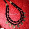 Alakananda Black Double Layer Necklace