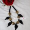 Wide n Wild Black Necklace