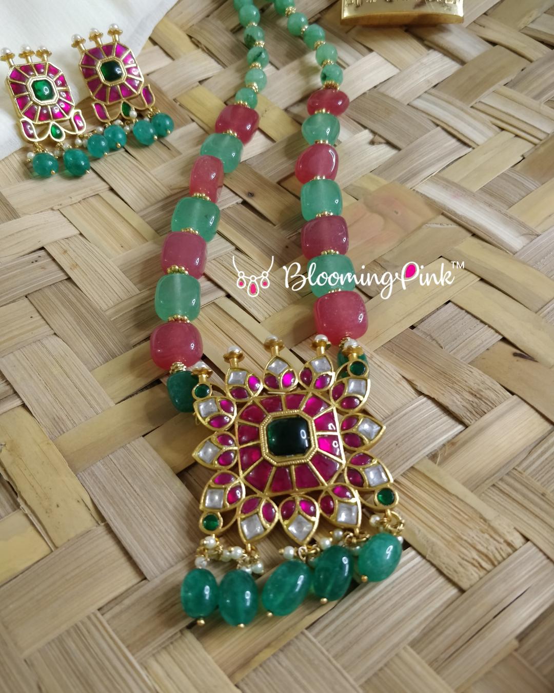 Charutha Jades & Kundan Necklace