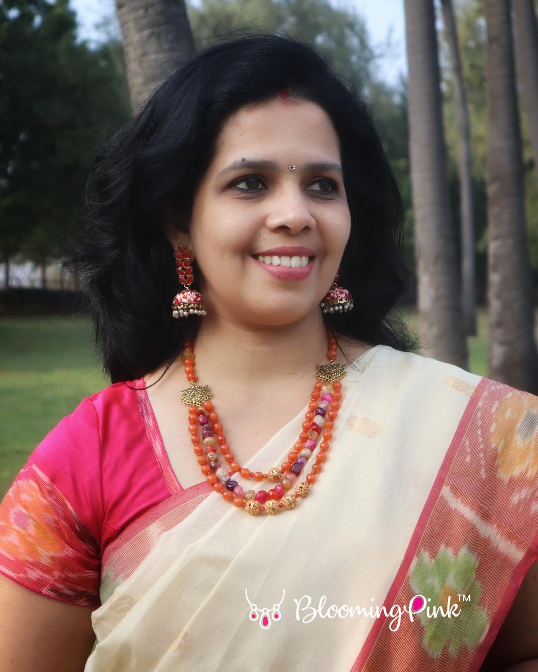 Jyothirmayi Agates Layered Necklace