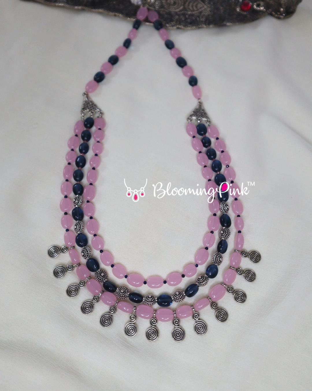 Kudrat Pink & Blue Jades
