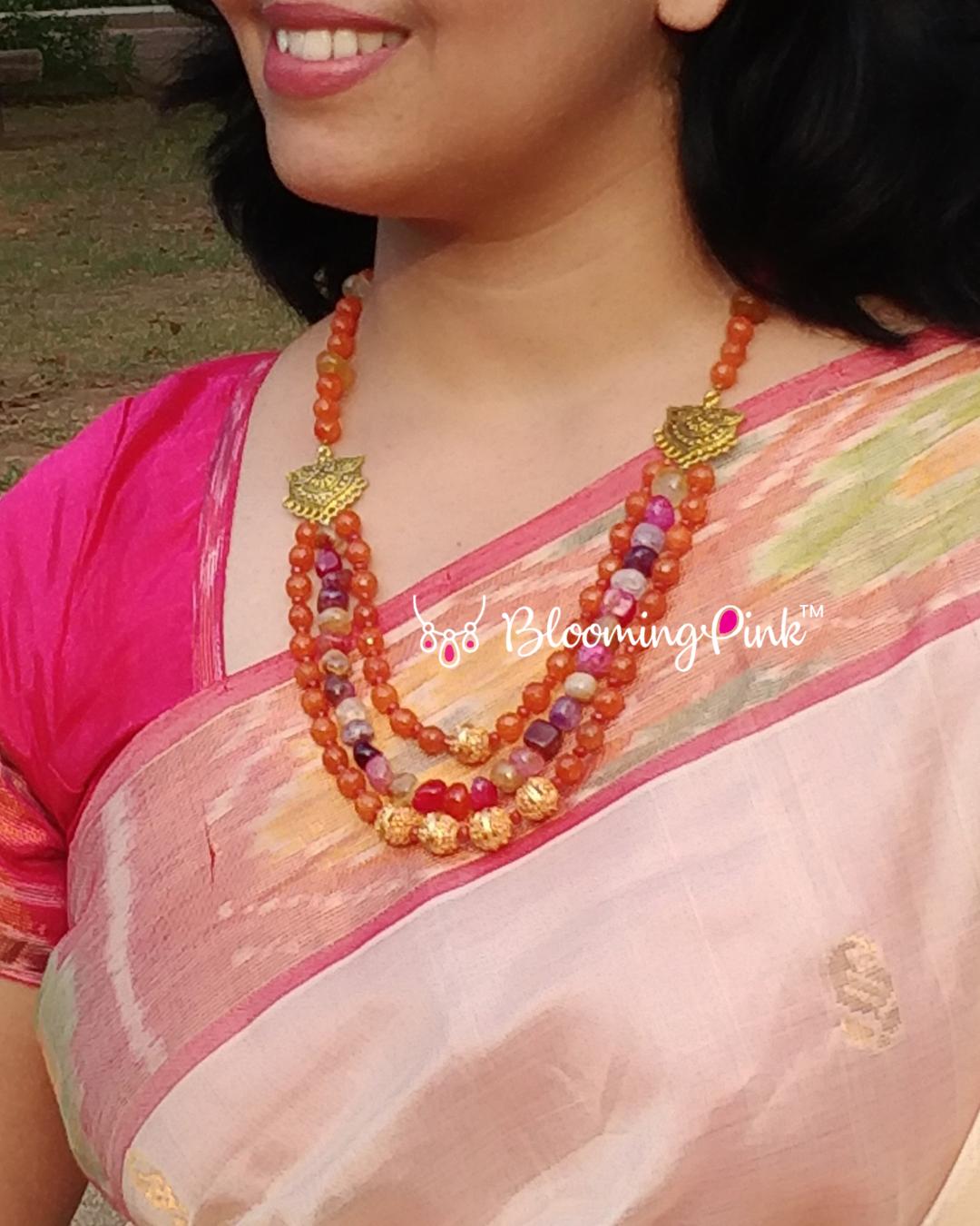 Jyothirmayi Agates Layered Necklace