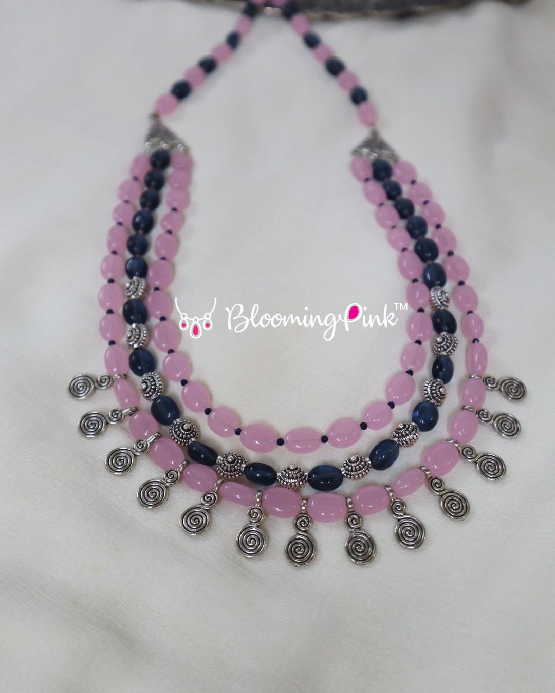 Kudrat Pink & Blue Jades