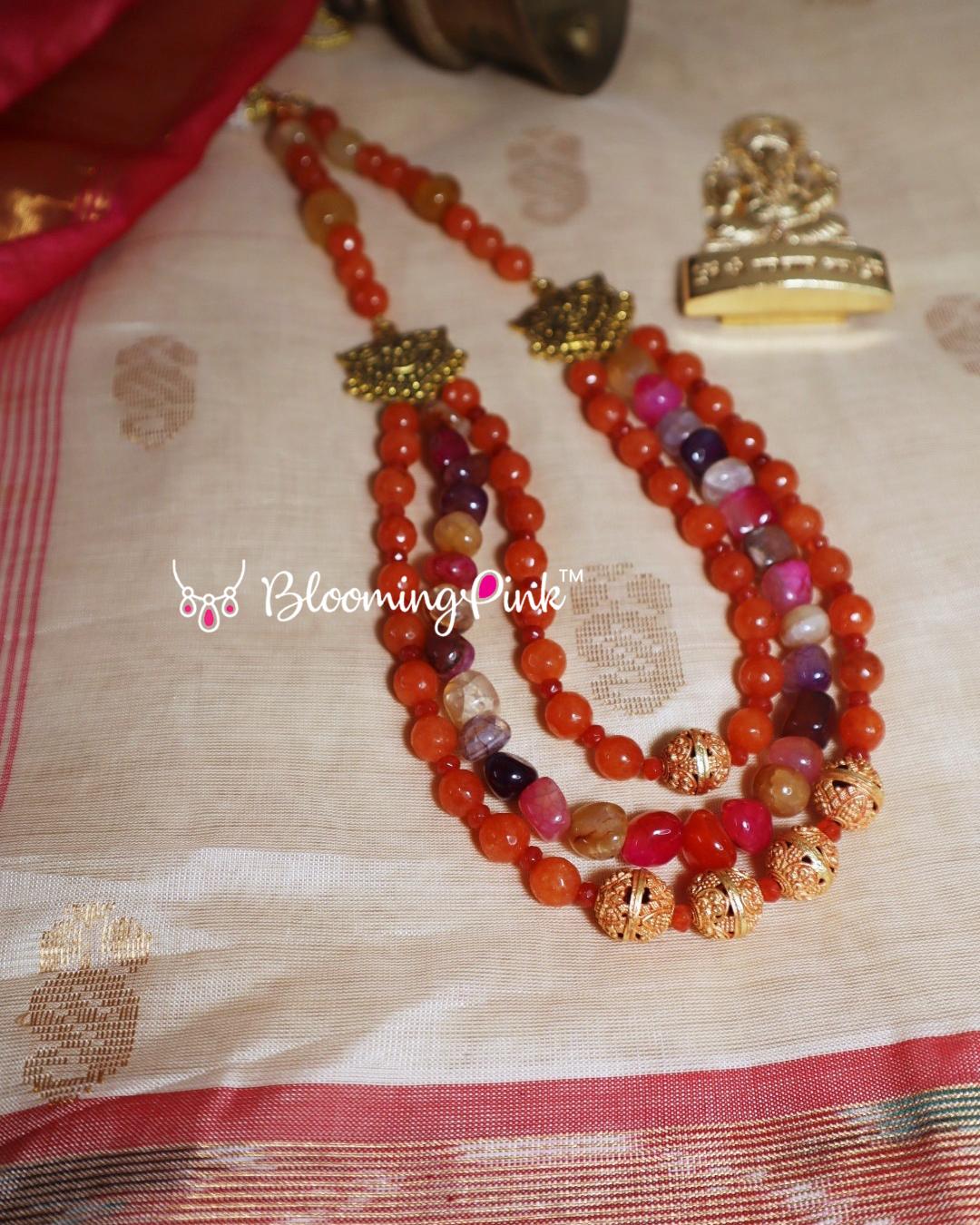 Jyothirmayi Agates Layered Necklace