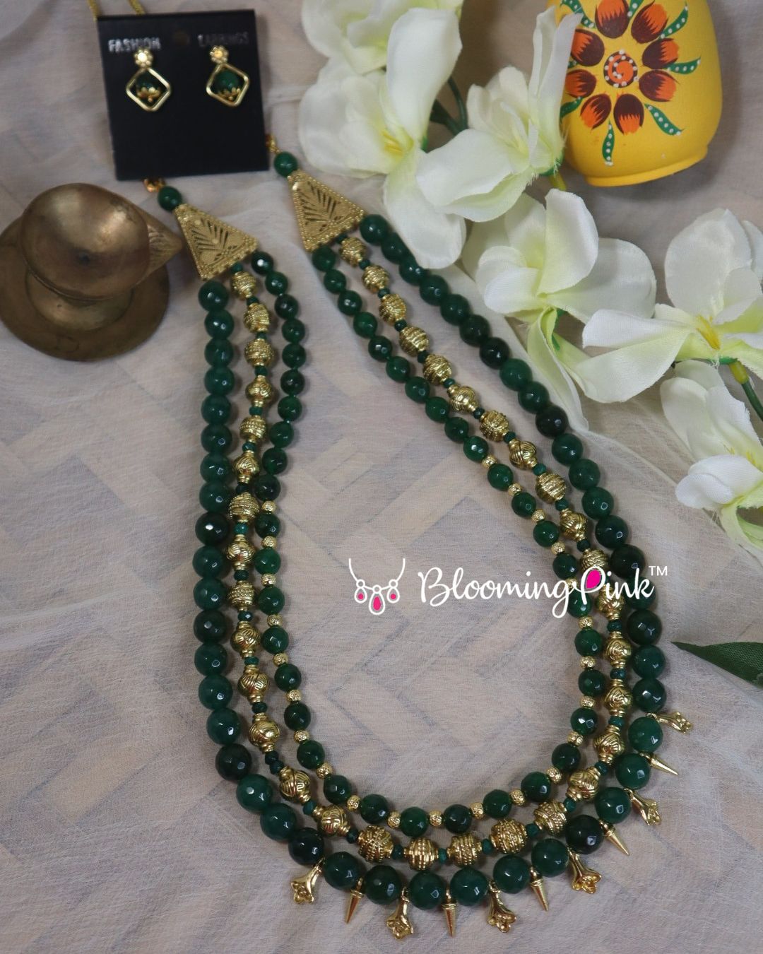 Devangana Layered Agates - Green