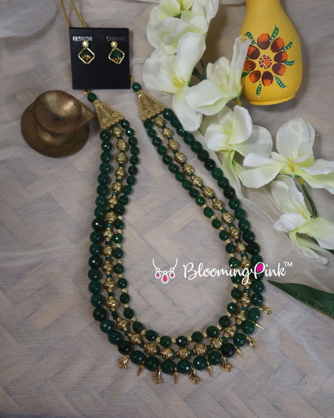 Devangana Layered Agates - Green