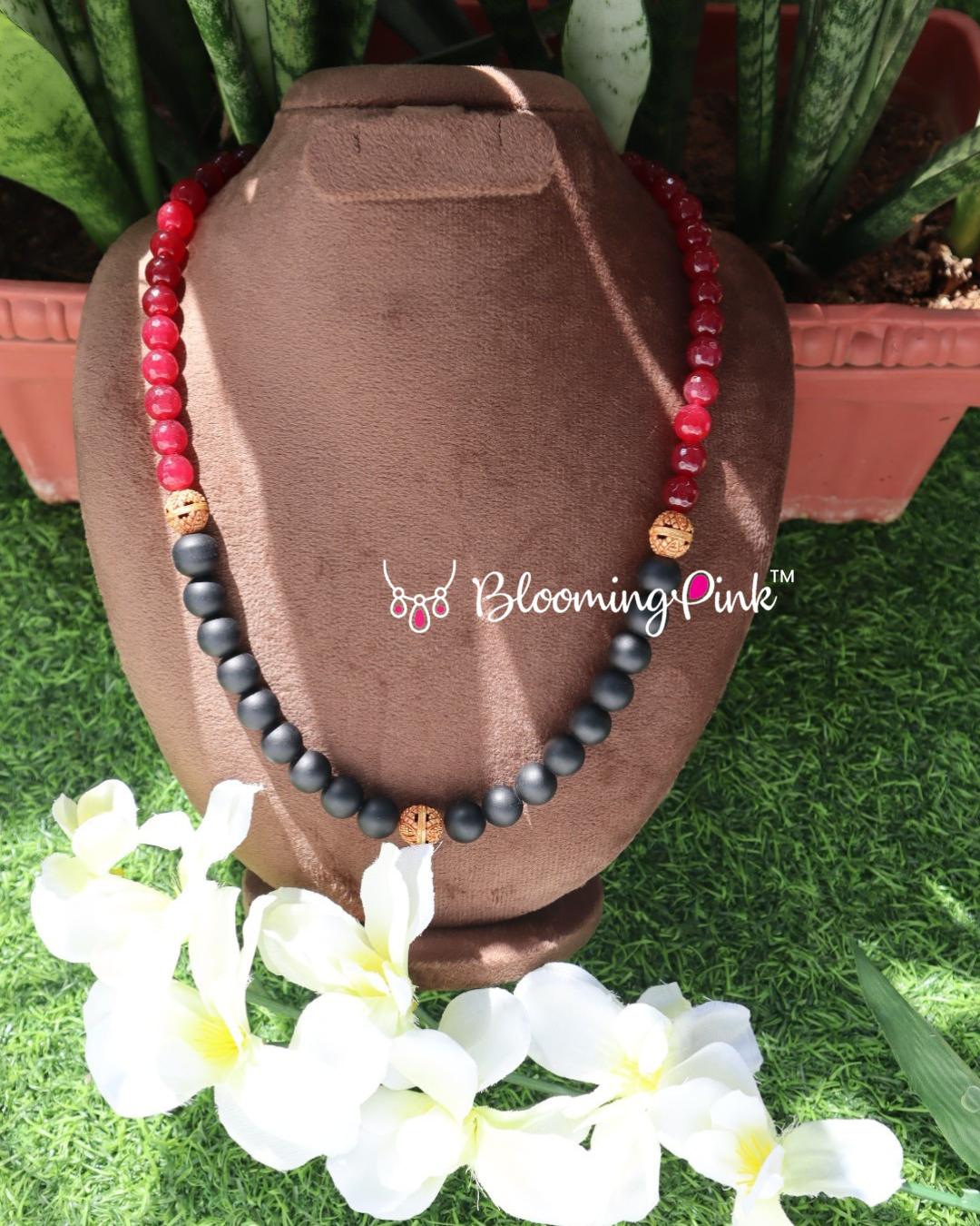 Kisna Black Matte Necklace