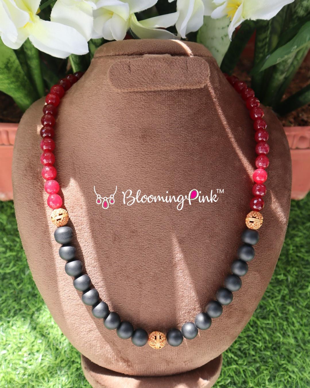 Kisna Black Matte Necklace