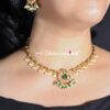 Harini Gold Lookalike Short Necklace
