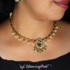 Harini Gold Lookalike Short Necklace