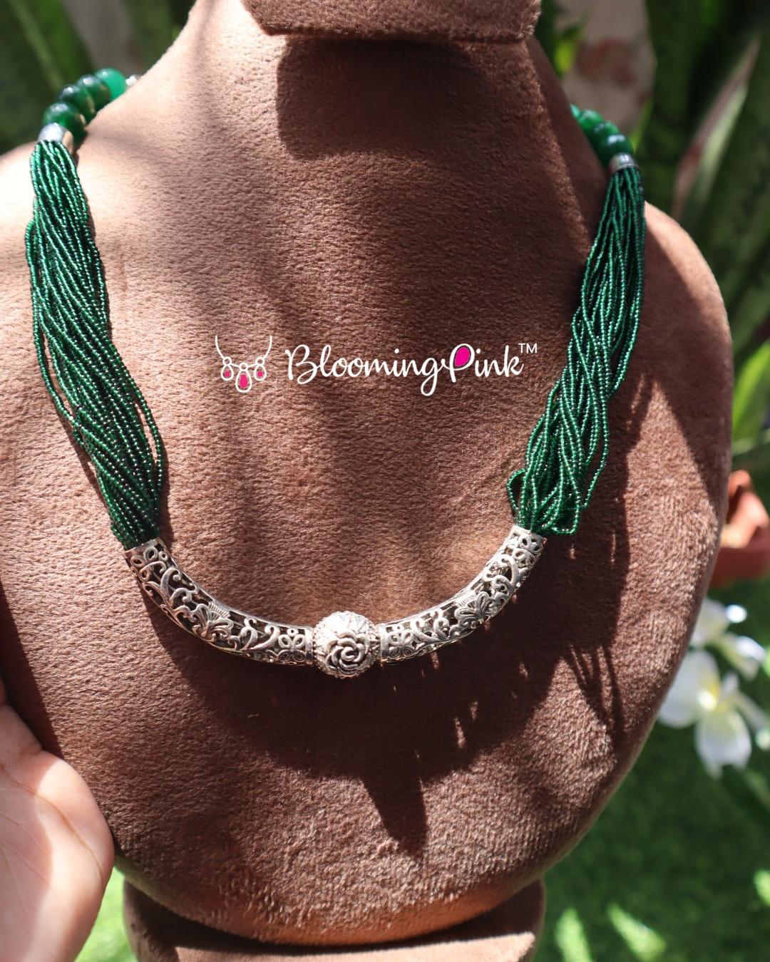 Hridya Seed Beads Necklace