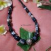 Megha Dark Grey Jades Necklace