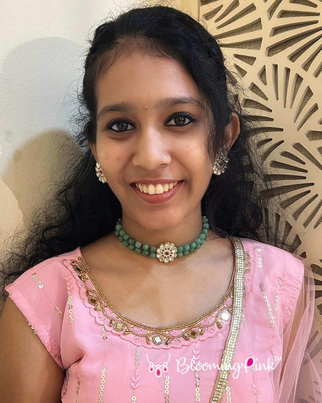 Falak Green Choker
