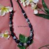 Megha Dark Grey Jades Necklace