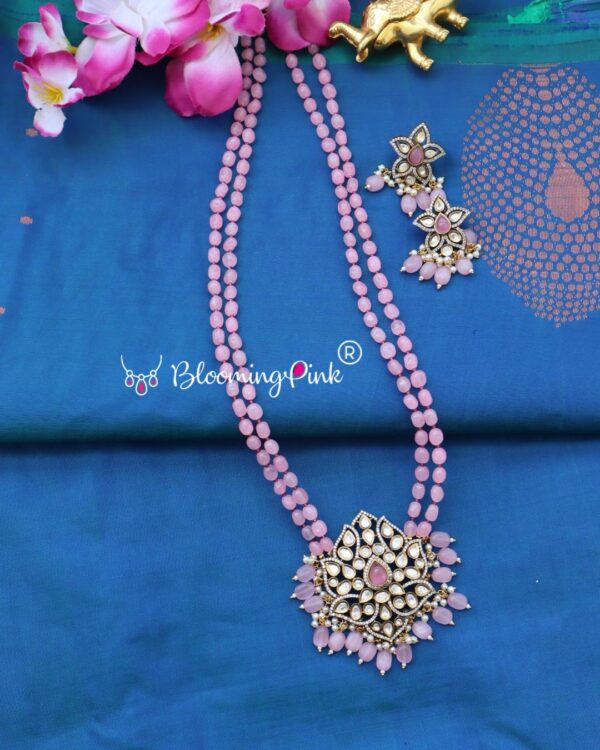 Malhari Pink Victorian Necklace