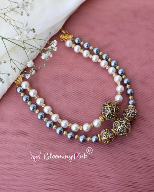 Paachi Beaded Pearl Necklace