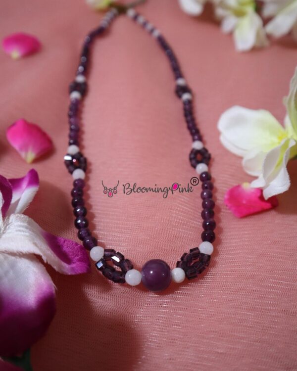 Purple Agates Necklace