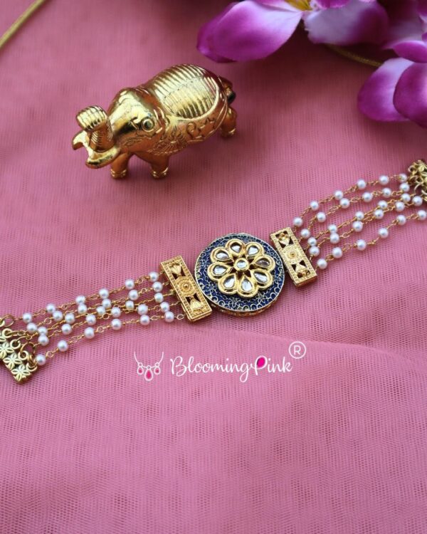 Pearl String Kundan Choker