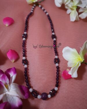 Purple Agates Necklace