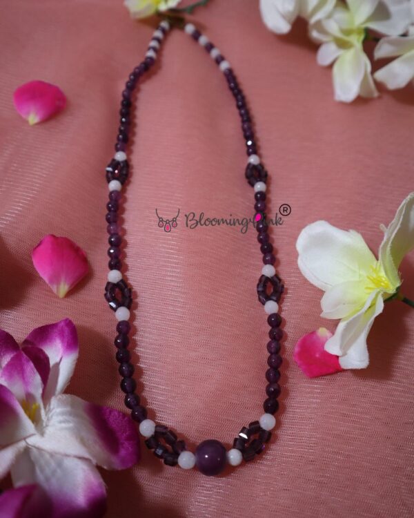Purple Agates Necklace