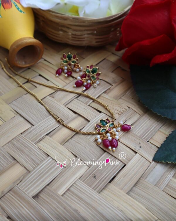 Lotus Kundan Necklace