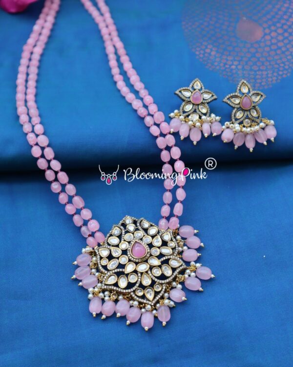 Malhari Pink Victorian Necklace