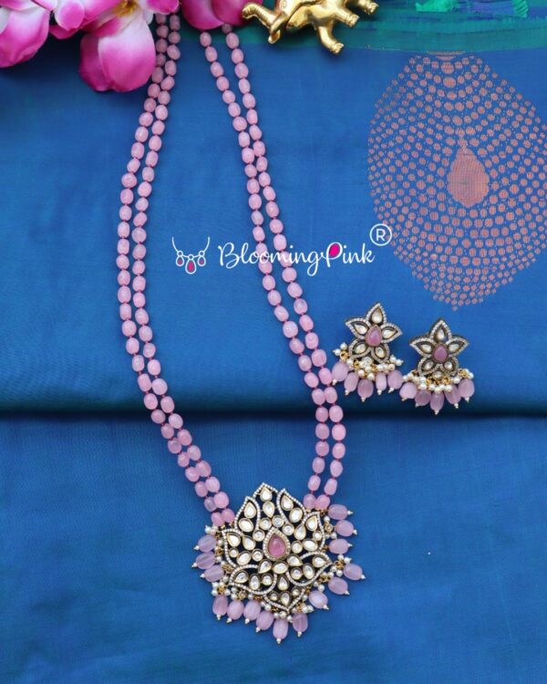 Malhari Pink Victorian Necklace