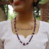 Purple Agates Necklace