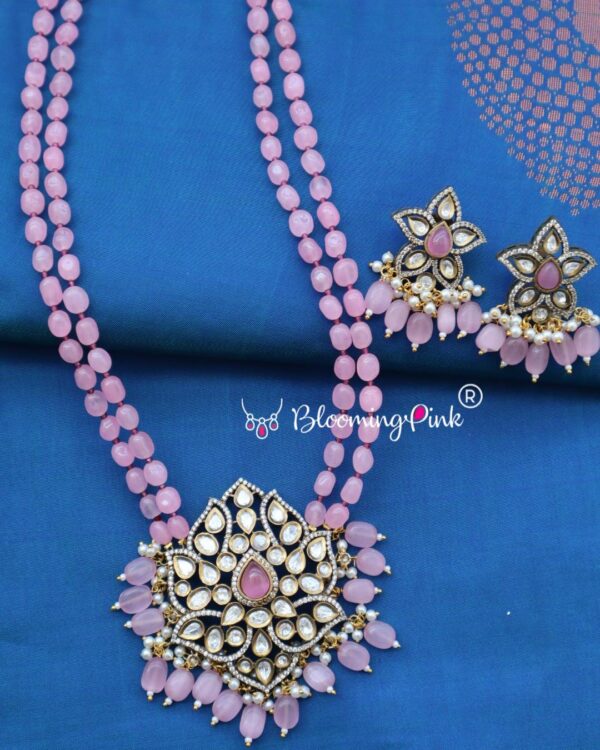 Malhari Pink Victorian Necklace