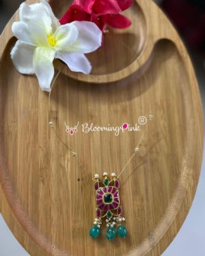 Invisible Kundan Gold beads Chain