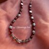 Brown Beads & Butterflies Necklace