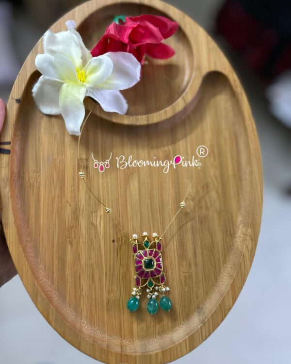 Invisible Kundan Gold beads Chain