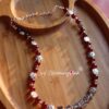 Brown Beads & Butterflies Necklace