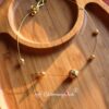 Invisible Golden Pachi Beads Chain