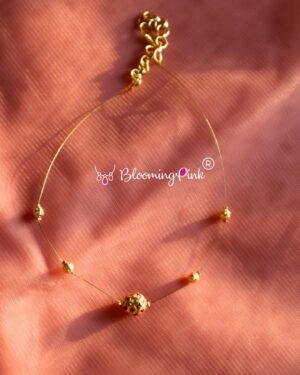 Invisible Golden Pachi Beads Chain