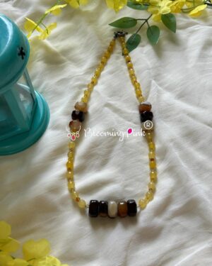 Honey Yellow Agates Necklace