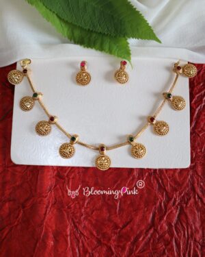 Vasudha Coin Short Necklace