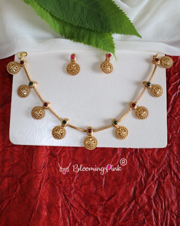 Vasudha Coin Short Necklace