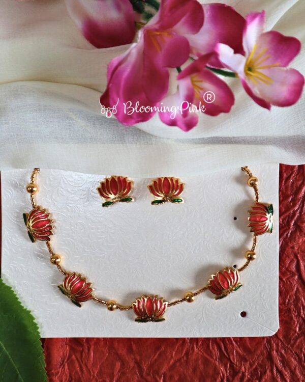 Padmapriya Lotus Necklace