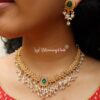 Navya Green Short Necklace