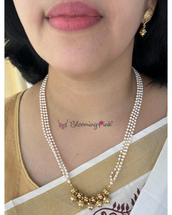 Pearl String Long Mani Mala