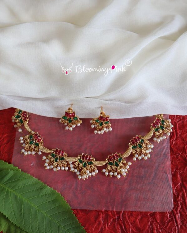 Moon Lotus Necklace